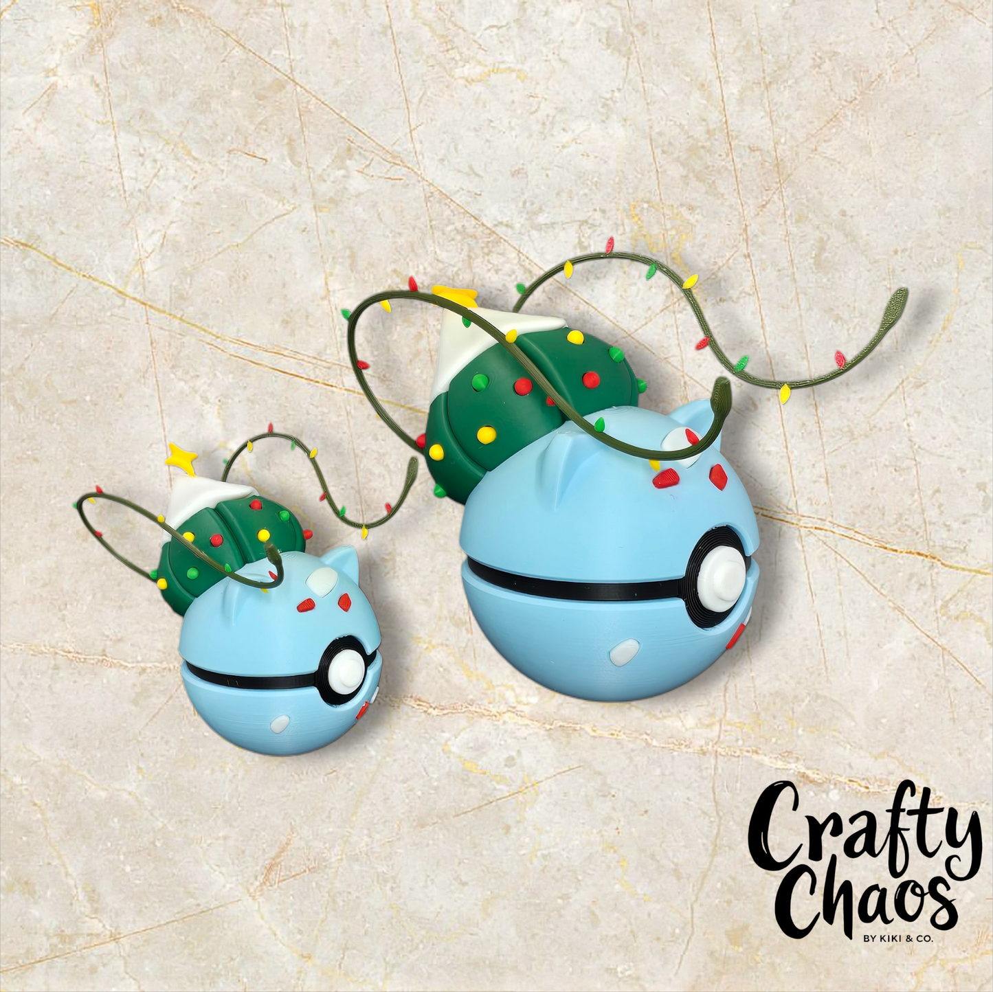 #0001 Christmas Bulbasaur